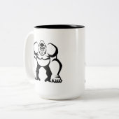 大きいゴリラ ツートーンマグカップ (正面左)