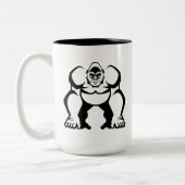 大きいゴリラ ツートーンマグカップ (左)