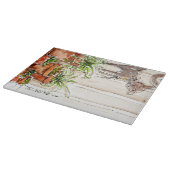 大きいサイズの装飾的なガラスまな板 カッティングボード (角)