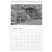 大きいシアトルの日本のな庭のカレンダー カレンダー (2月 2027)