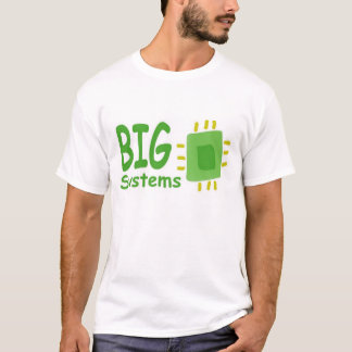 大きいシステムロゴのTシャツ Tシャツ