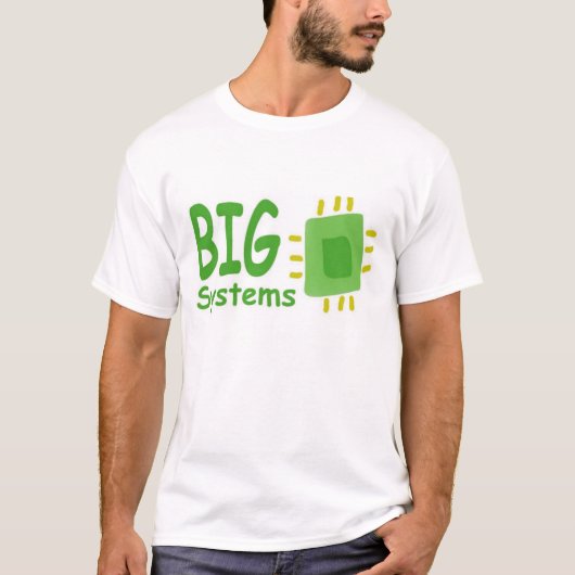 大きいシステムロゴのTシャツ Tシャツ (正面)
