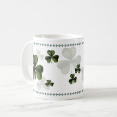 大きいシャムロックのマグ マグカップ (正面左)