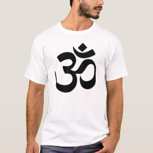 大きいシンプルOMのオウムの記号の禅の黙想のヨガ Tシャツ