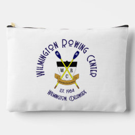 大きいジップパウチ（白） アクセサリーポーチ