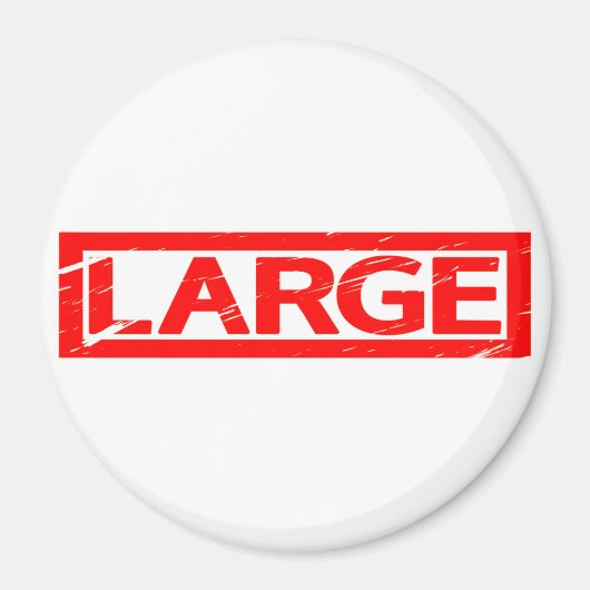 大きいスタンプ マグネット (正面)