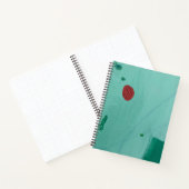 大きいスパイラルノートパソコ飛んでいるンさくらんぼ ノートブック (内部)