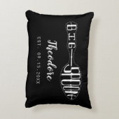 大きいスプーン少しスプーン記念日の結婚式のカップル アクセントクッション (裏面(縦))