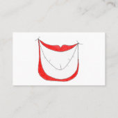 大きいスマイルのプロフィールカード 名刺 (裏面)