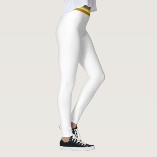 大きいスマイルのマンガのキャラクタの卵焼き レギンス (右)