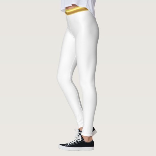 大きいスマイルのマンガのキャラクタの卵焼き レギンス (左)