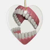 大きいスマイルの歯 セラミックオーナメント (右)