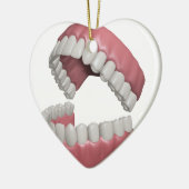 大きいスマイルの歯 セラミックオーナメント (左)