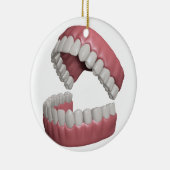 大きいスマイルの歯 セラミックオーナメント (右)