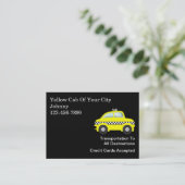 大きいタクシーの名刺 名刺 (スタンド正面)