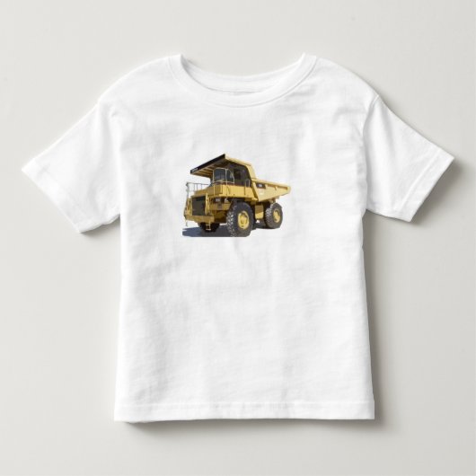 大きいダンプトラック トドラーTシャツ (正面)