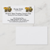 大きいダンプトラック 名刺 (正面/裏面)