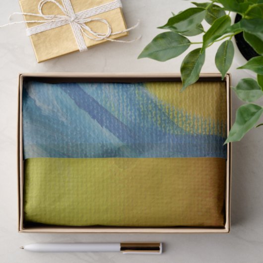 大きいティッシュペーパーを絵を描いているサーファー 薄葉紙 (ギフト)