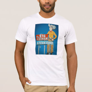 大きいテキサス州のネオンサインが付いているTシャツ Tシャツ
