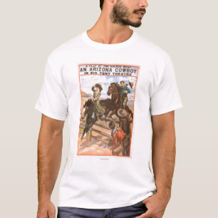 大きいテントの劇場ポスターのアリゾナのカウボーイ Tシャツ