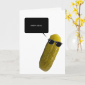 大きいディルのおめでとう カード (黄色い花)