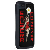 大きいデイジーとの永久にSALSERA T.Xtreme iPhone5の場合 Case-Mate iPhoneケース (裏面/右)