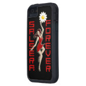 大きいデイジーとの永久にSALSERA T.Xtreme iPhone5の場合 Case-Mate iPhoneケース (裏面左)
