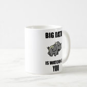 大きいデータは見ています コーヒーマグカップ (正面右)