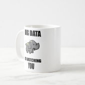 大きいデータは見ています コーヒーマグカップ (正面左)