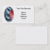 大きいトラクターのタイヤ 名刺 (正面/裏面)