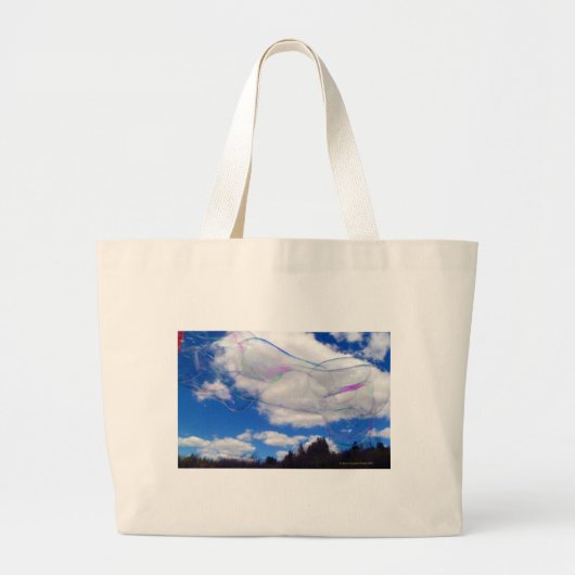 大きいトートバッグのバブル ラージトートバッグ (正面)