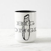 大きいドングルのマグ マグカップ (中央)