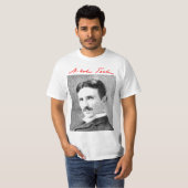 大きいニコラ・テスラ Tシャツ (正面フル)