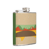 大きいハンバーガーの引き継ぎのフラスコ フラスク (右)
