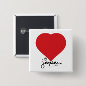 大きいハート 缶バッジ (正面&裏面)