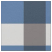 大きいバッファローの点検、灰色/灰色および青 ファブリック (クローズアップ)