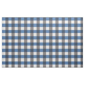 大きいバッファローの点検、灰色/灰色および青 ファブリック (ヤード)