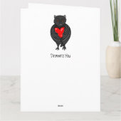 大きいバティ・フォー・ユー バレンタインデーのカード カード (裏面)