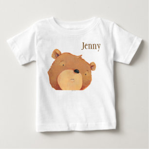 大きいヒグマのクローズアップ ベビーTシャツ