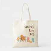 大きいヒグマ及び友人の共有4の椅子 トートバッグ (正面)