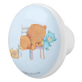 大きいヒグマ、さらさ、及びだらしない共有2の椅子 セラミックノブ (右)