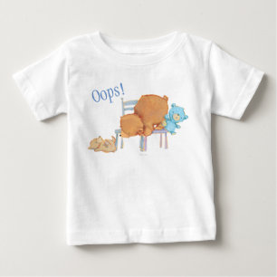 大きいヒグマ、さらさ、及びだらしない共有2の椅子 ベビーTシャツ