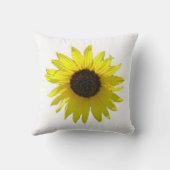 大きいヒマワリの枕 クッション (裏面)