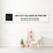 大きいビジネスロゴの旗のテンプレート 横断幕 (インサイチュ)