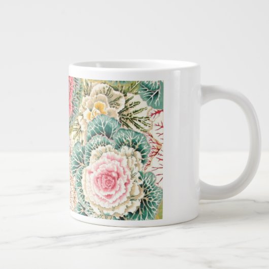 大きいフィリップJacobsの生地のアブラナ属のマグ ジャンボコーヒーマグカップ (右)