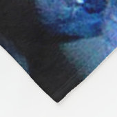 大きいフリースブランケットのブルーベリー フリースブランケット (角)