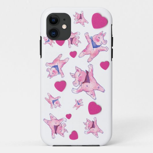 大きいブタの小さいブタ Case-Mate iPhoneケース (裏面)