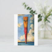 大きいブラシ(_Brush)[1] ポストカード (スタンド正面)