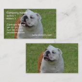 大きいブルドッグ 名刺 (正面/裏面)