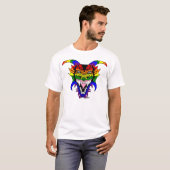 大きいプライドのドラゴンの頭部 Tシャツ (正面フル)